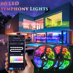 Room LED Strip Lights RGB 5050 Waterproof Flexible Ribbon