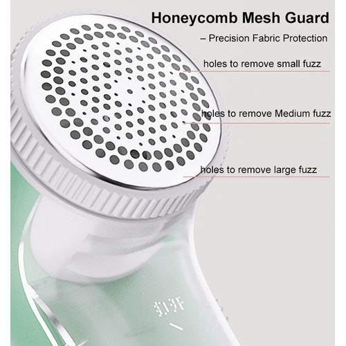 Lint Remover, Sweater Defuzzer With Replaceable Blades, USB Charging & Fabric Shaver - Image 9