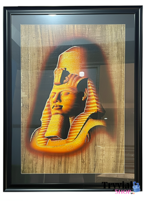 "The Sun King’s Radiance" – Gilded Portrait of Ramses the Great (Royal Heirloom Edition)