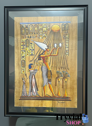 "The Radiant Blessing" – Akhenaten’s Sacred Offering to the Sun Disc