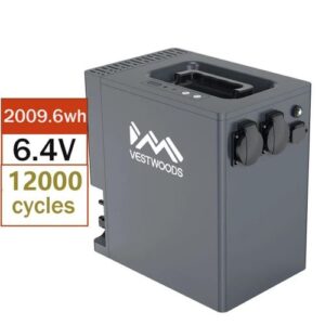 Vestwood 2KW Lithium Powerstation 1000watts output – Over 25 Years of Service Life