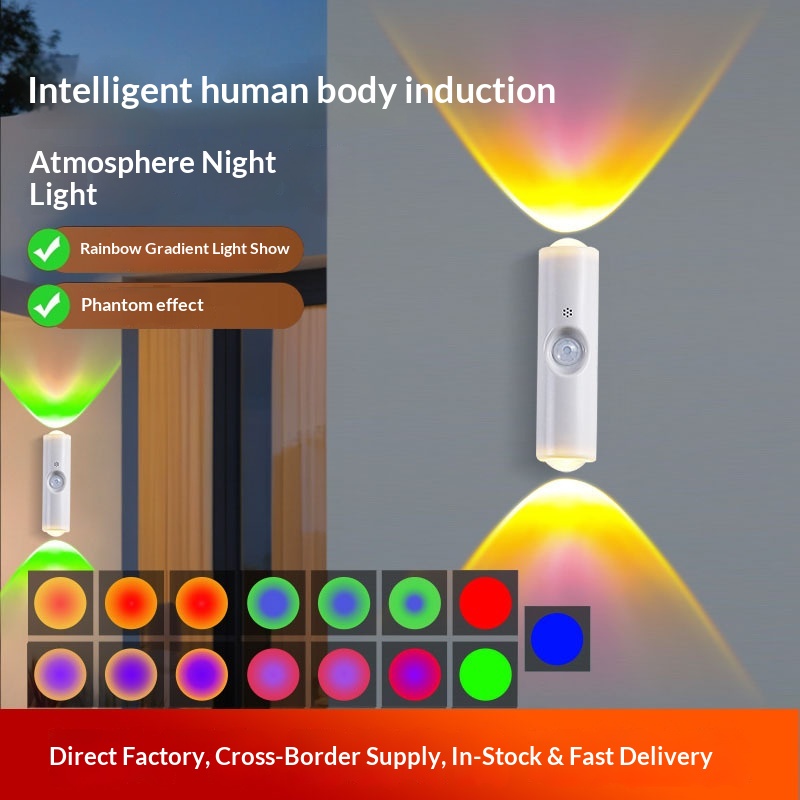 Wall Portable Sensor Light With Intelligent Rgb Sensors